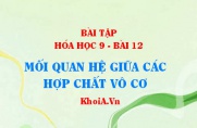 Bài tập mối quan hệ giữa các hợp chất vô cơ: Giải bài 1, 2, 3, 4 trang 41 SGK Hóa 9 bài 12
